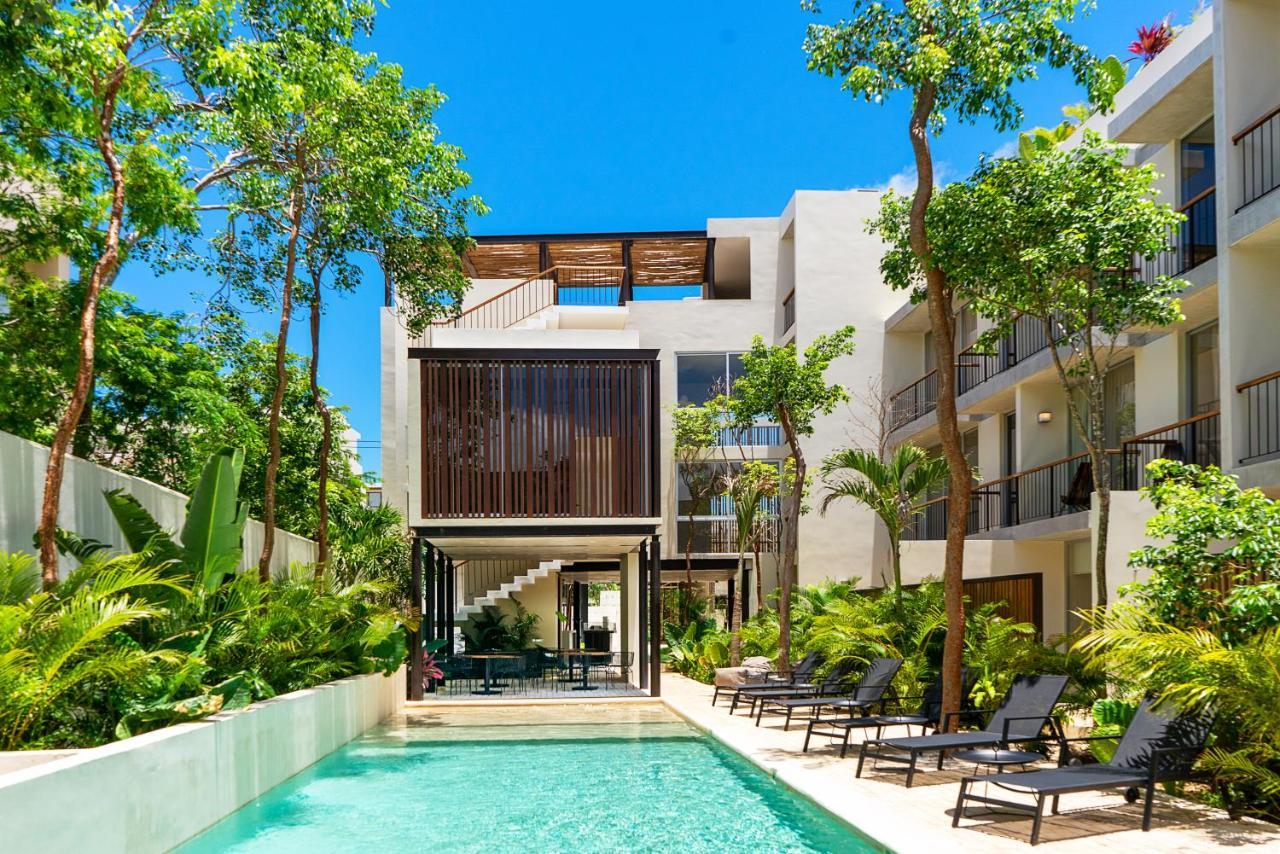Private Pool And Roof Top For 3 In La Veleta Тулум Екстериор снимка