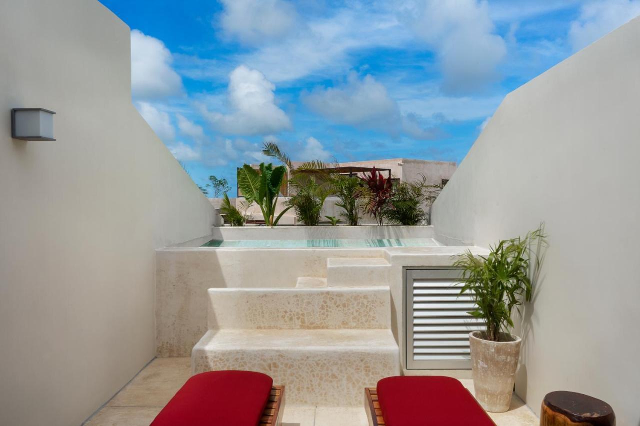 Private Pool And Roof Top For 3 In La Veleta Тулум Екстериор снимка